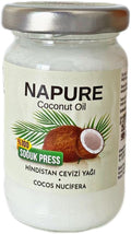 Napure Organics Hindistan Cevizi Yağı Doğal %100 Soğuk Sıkım Cocos Nucifera Coconut Oil (100 ml)